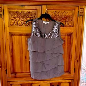 Loft, short sleeve shirt, size medium